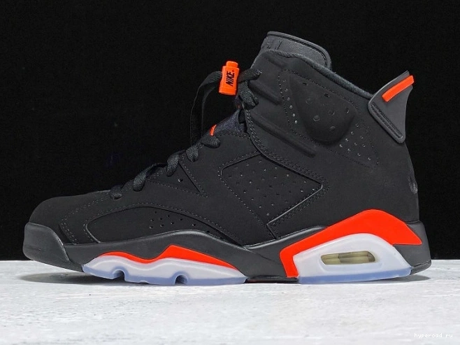 Retro 6 Air 384664-060 Black Jordan OG Infrared 1011